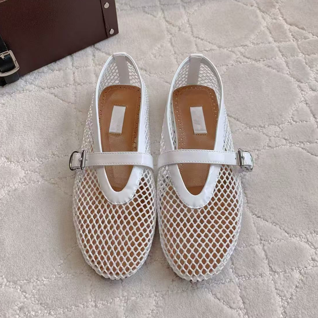 Fishing Belt - Sepatu Wanita Model Mary Jane Jaring