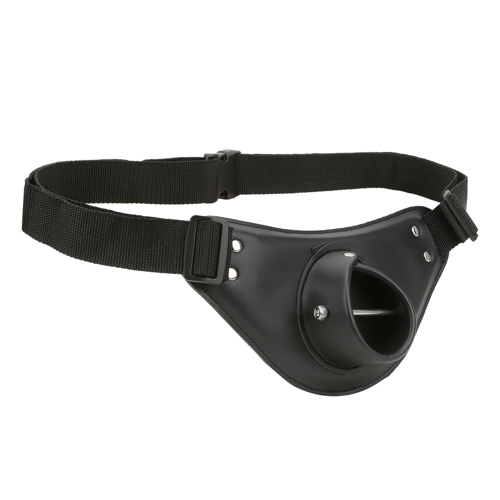 Fishing Belt - Sabuk Pinggang Pancing Kulit PU Hitam