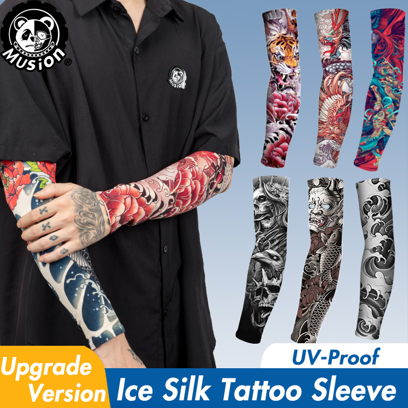 Musion Set lengan tato uniseks - Fishing Socks ulasan dan harga