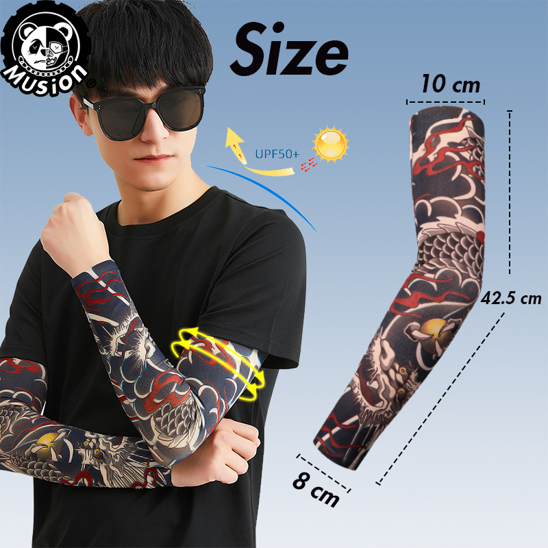 Musion Set lengan tato uniseks - Fishing Socks ulasan dan harga