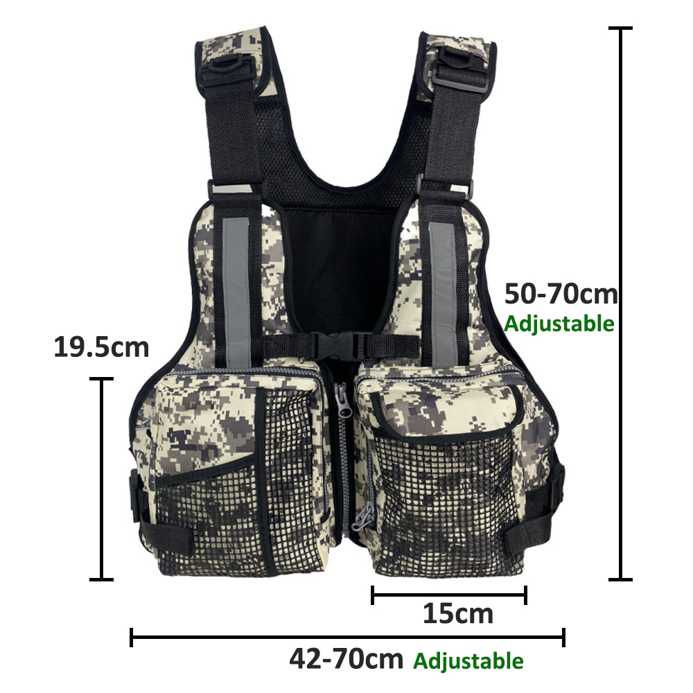 Rompi Memancing Luar Ruangan d - Fishing Vest ulasan dan harga