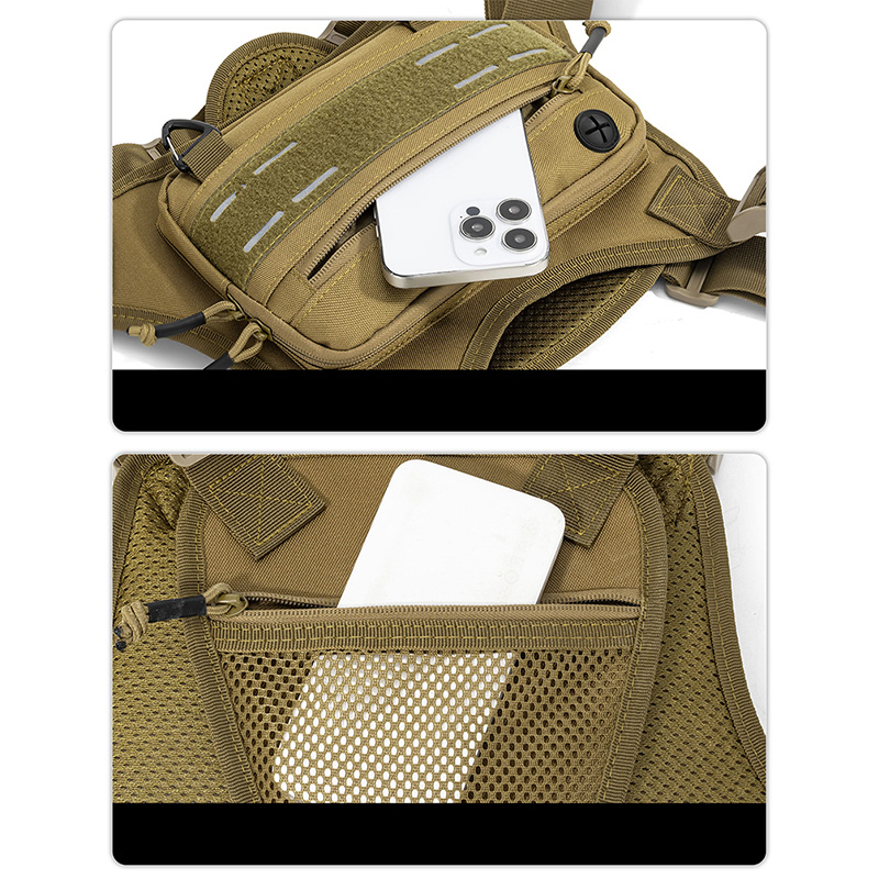 Tas Rompi Dada Taktis untuk Be - Fishing Vest ulasan dan harga
